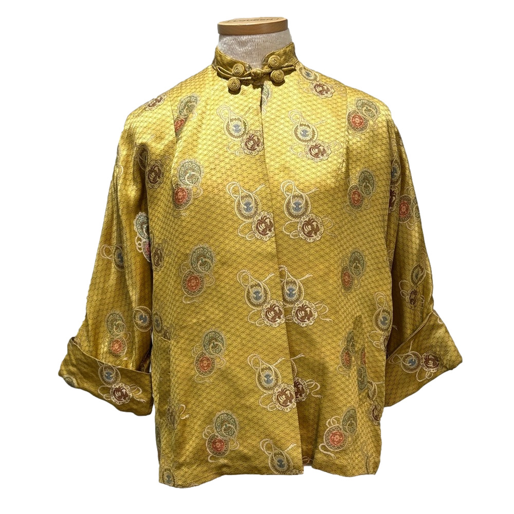 Asian inspired hand made jacket with 3/4 sleeves